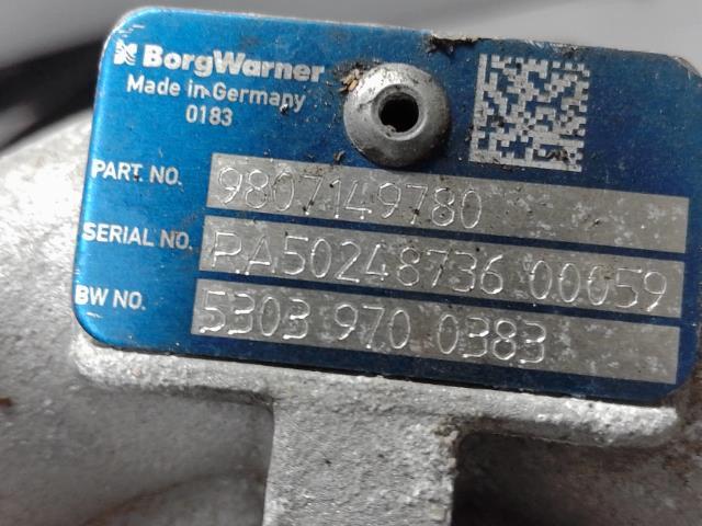 Turbo Citroën DS3 (SA_) 1.6 thp 155 (2010-2015) 3 portes