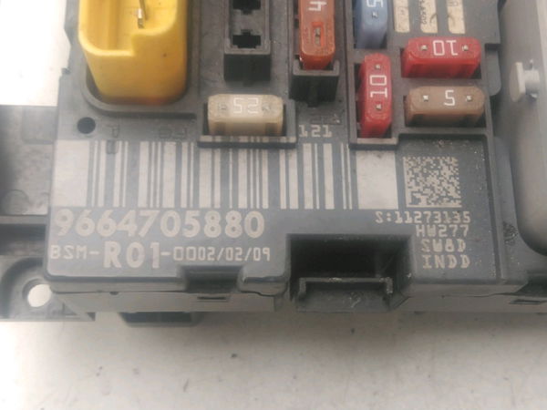 Bsm (boitier servitude moteur) Citroën C4 PICASSO I Monospace (UD_) 1.6 hdi (2007-2013) 5 portes