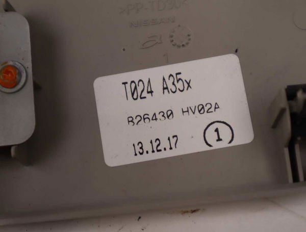 Commande toit ouvrant Nissan QASHQAI II SUV (J11, J11_) 1.2 dig-t (2013)