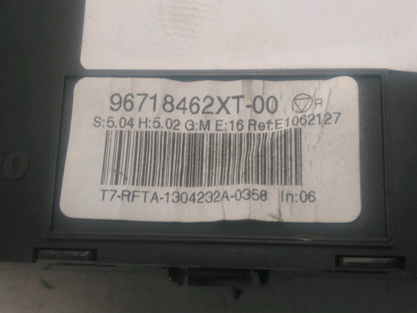 Commande de chauffage Peugeot 308 SW I (4E_, 4H_) 1.6 hdi (2009-2014)