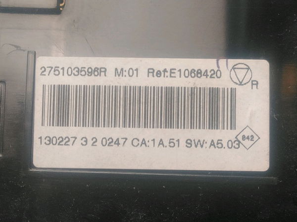 Commande de chauffage Renault MEGANE III 3-5 portes (BZ0-1_, B3_) 1.6 dci (bz00, bz12, bz13) (2011-2015) 5 portes