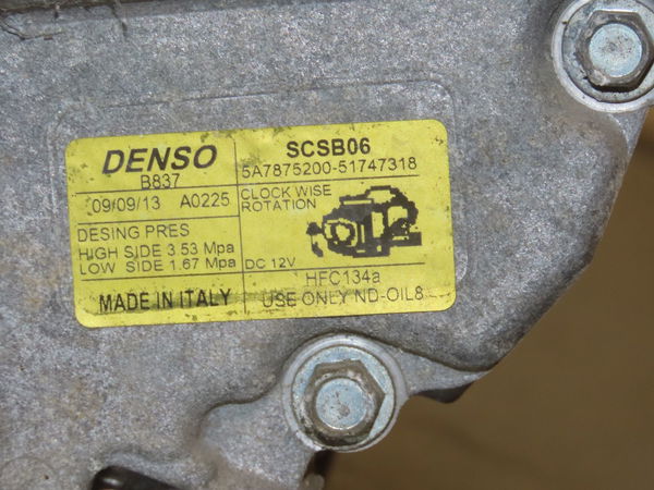 Compresseur air conditionne Fiat PANDA (312_, 319_) 1.2 (312pxa1a) (2012)
