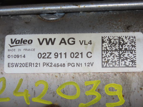 Démarreur Volkswagen POLO V (6R1, 6C1) 1.4 tdi (2014) 5 portes