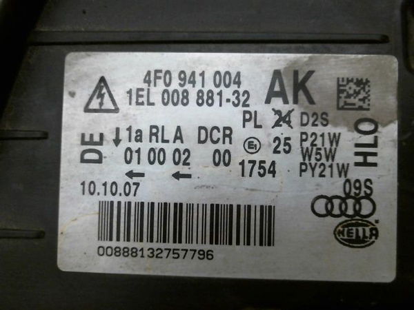 Phare droit Audi A6 C6 Avant (4F5) 3.0 tdi quattro (2006-2008)