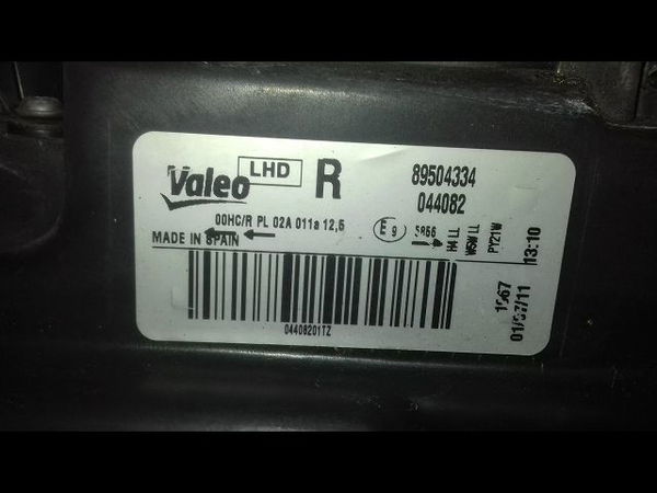 Phare droit Volkswagen POLO V (6R1, 6C1) 1.6 tdi (2009) 5 portes