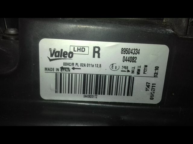 Phare droit Volkswagen POLO V (6R1, 6C1) 1.6 tdi (2009) 5 portes