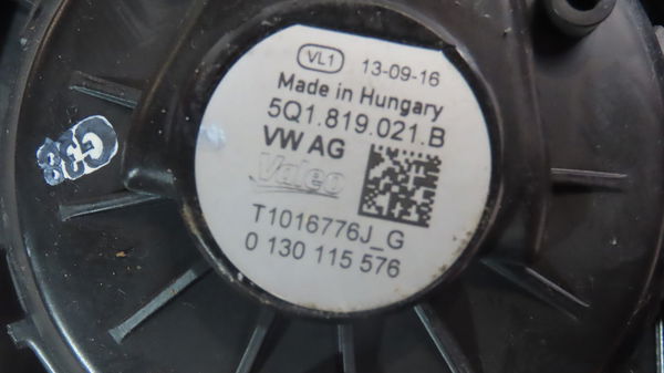 Moteur ventilateur chauffage Audi A3 (8V1, 8VK) S3 quattro (2013-2014)