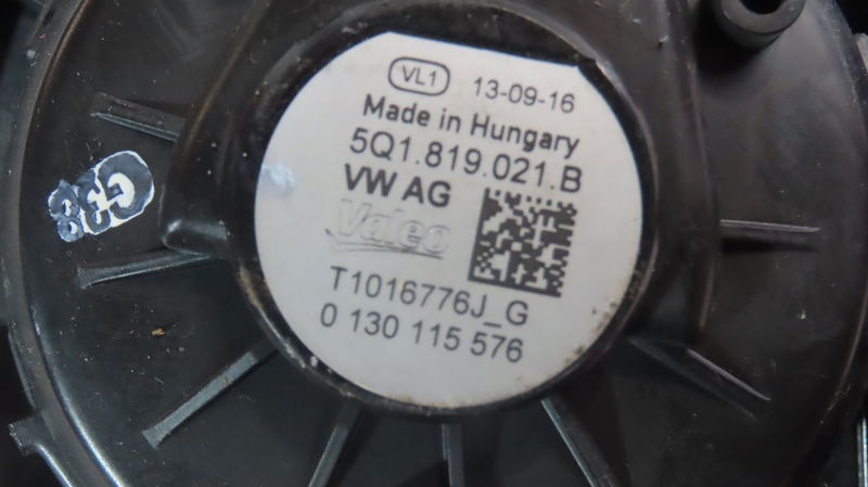 Moteur ventilateur chauffage Audi A3 (8V1, 8VK) S3 quattro (2013-2014)
