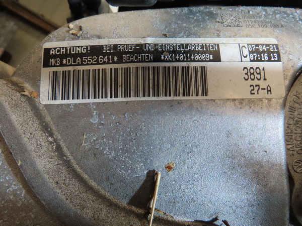 Moteur complet Volkswagen POLO VI (AW1, BZ1, AE1) 1.0 tsi (2017)