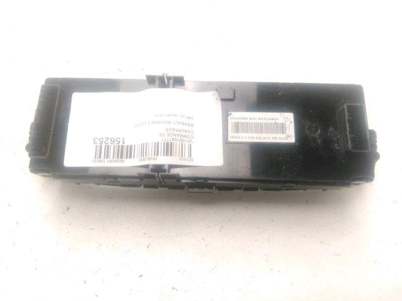 Commande de chauffage Renault MEGANE III 3-5 portes (BZ0-1_, B3_) 1.5 dci (bz09, bz0d, bz1w, bz29, bz14) (2009) 5 portes