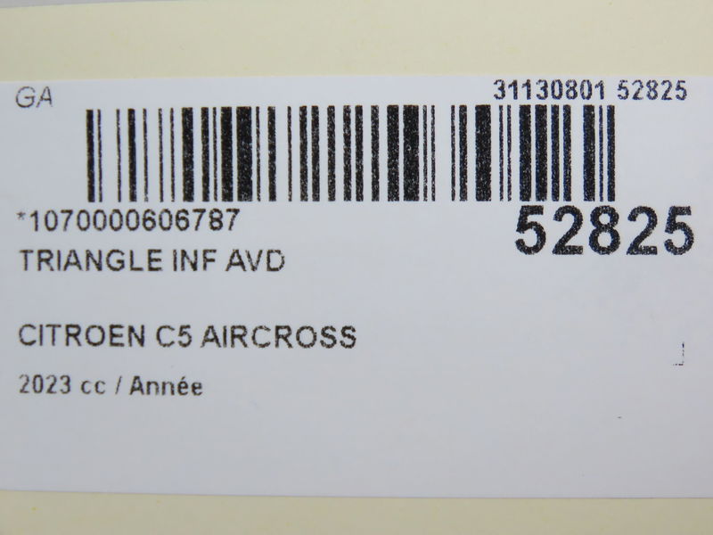 Triangle inf avd Citroën C5 AIRCROSS (A_) 1.5 bluehdi 130 (acyhzj, acyhzr) (2018)