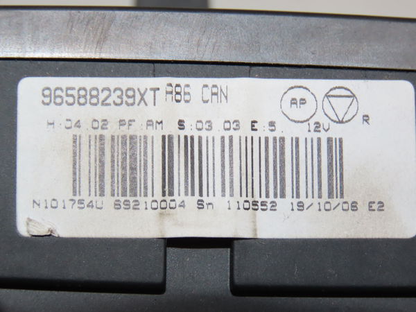 Commande de chauffage Citroën C3 I (FC_, FN_) 1.4 hdi (2003-2011) 5 portes