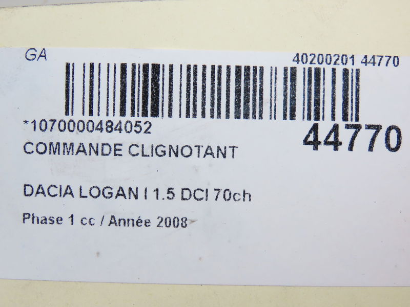 Commande clignotant Dacia LOGAN MCV (KS_) 1.5 dci (ks0k) (2007)