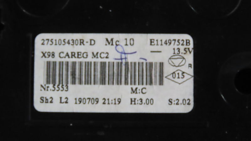 Commande de chauffage Renault CAPTUR I (J5_, H5_) 1.3 tce 150 (j5nk, j5js) (2018)