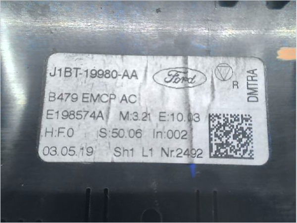 Commande de chauffage Ford FIESTA VII (HJ, HF) 1.1 ti-vct (2017)