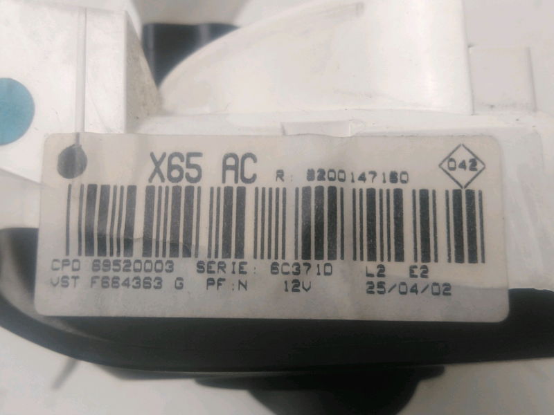 Commande de chauffage Renault CLIO II (BB_, CB_) 1.2 16v (bb05, bb0w, bb11, bb27, bb2t, bb2u, bb2v, cb05,... (2001-2016) 3 portes