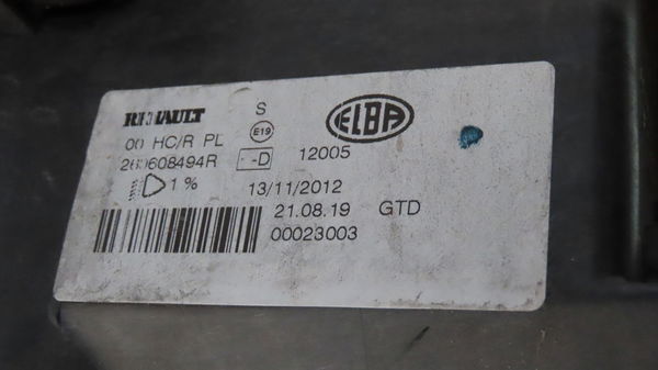 Phare gauche Dacia SANDERO II 1.5 dci (2012) 5 portes