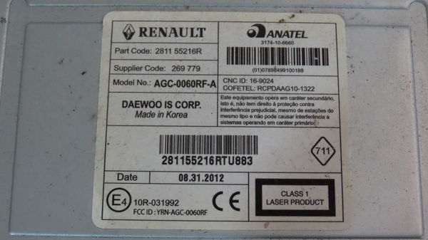 Autoradio Dacia SANDERO II 1.5 dci (2012) 5 portes