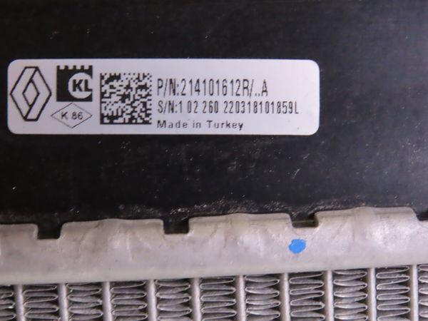 Radiateur Renault CLIO IV (BH_) 1.5 dci 90 (2012) 5 portes