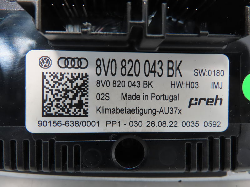 Commande de chauffage Audi Q2 (GAB, GAG) 35 tdi (2016)