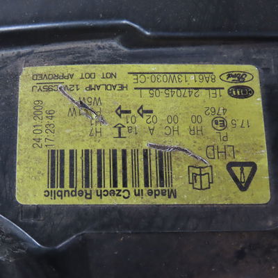 Phare gauche Ford FIESTA VI (CB1, CCN) 1.6 tdci (2008-2012)