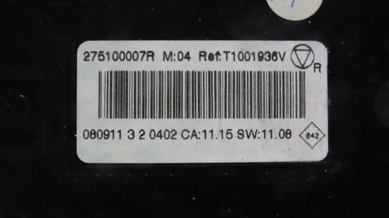 Commande de chauffage Renault MEGANE III 3-5 portes (BZ0-1_, B3_) 1.9 dci (bz0n, bz0j) (2008)