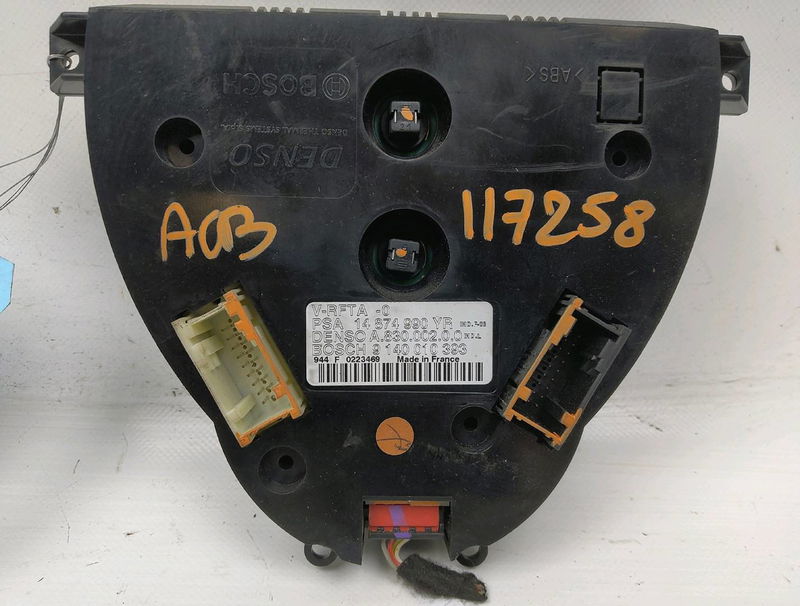 Commande de chauffage Peugeot 807 (EB_) 2.2 hdi (2002)