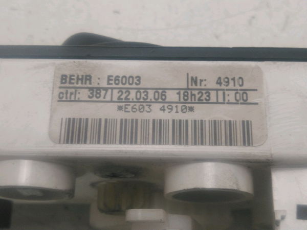Commande de chauffage Renault KANGOO Express (FC0-1_) 1.5 dci (2005) 4 portes