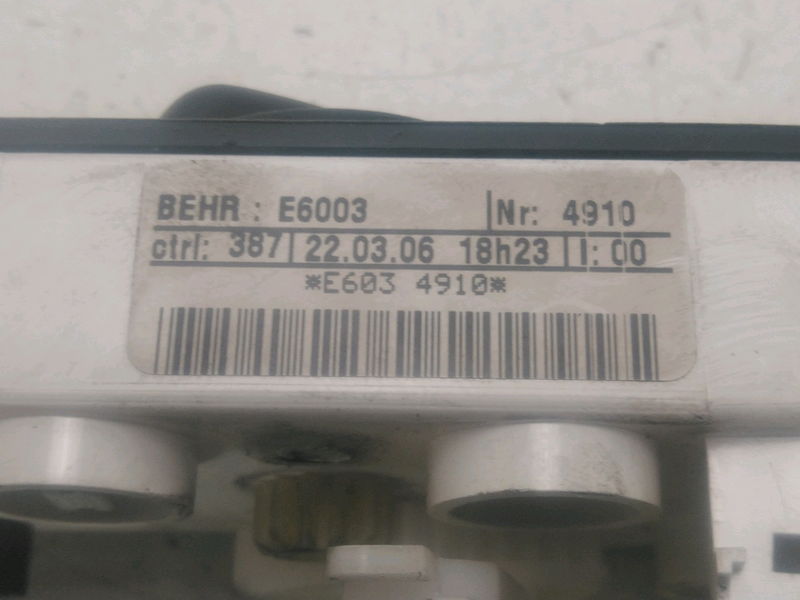 Commande de chauffage Renault KANGOO Express (FC0-1_) 1.5 dci (2005) 4 portes