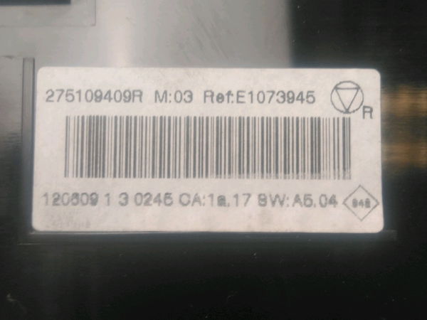 Commande de chauffage Renault SCÉNIC III (JZ0-1_) 1.6 dci (jz00, jz12) (2011) 5 portes