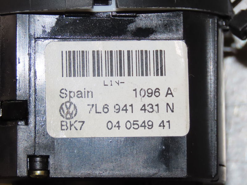Commande eclairage Volkswagen TOUAREG (7LA, 7L6, 7L7) 3.0 v6 tdi (2004-2010)
