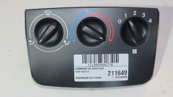 Commande de chauffage Ford FIESTA IV (JA_, JB_) 1.25 i 16v (1995-2002) 5 portes