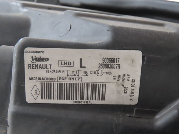 Phare gauche Dacia LODGY (JS_) 1.5 dci (2012) 5 portes