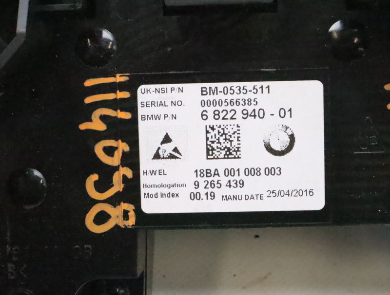 Bloc compteurs Mini MINI (F56) One (2014-2017)