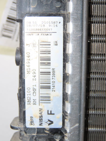 Radiateur Renault KADJAR (HA_, HL_) 1.5 dci 110 (hla3) (2015)