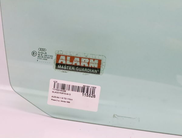 Glace porte av d AUDI A4 I Phase 2 02-1999--01-2001 1.9 TDi 110ch
