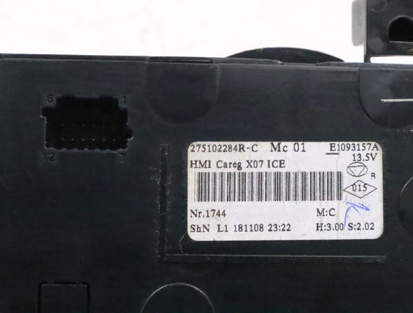 Commande de chauffage Renault TWINGO III (BCM_, BCA_) 0.9 tce 90 (2014) 5 portes