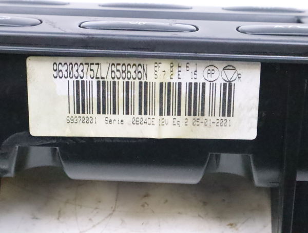 Commande de chauffage Peugeot 406 Coupé (8C) 2.2 hdi (2000-2004) 2 portes