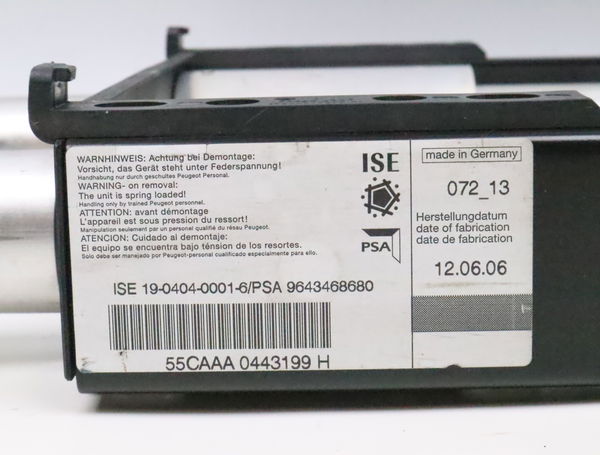 Air bag assise arg Peugeot 307 CC (3B) 1.6 16v (2003-2009) 2 portes