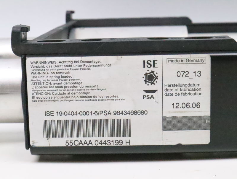 Air bag assise arg Peugeot 307 CC (3B) 1.6 16v (2003-2009) 2 portes