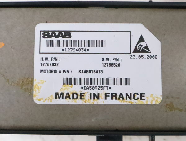Commande lève-glace porte avant gauche Saab 9-3 Break (E50) 1.9 tid (2005-2015)