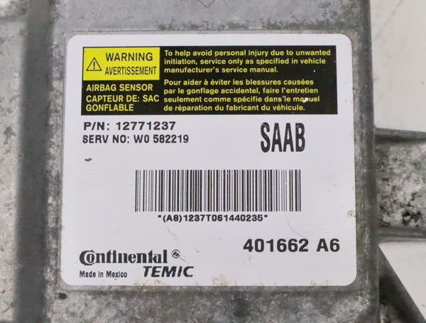 Boitier pyrotechnique Saab 9-3 Break (E50) 1.9 tid (2005-2015)