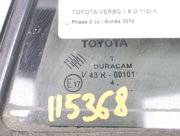 Glace fixe porte ar d Toyota VERSO (_R2_) 1.6 d4-d (war20_) (2013-2018)