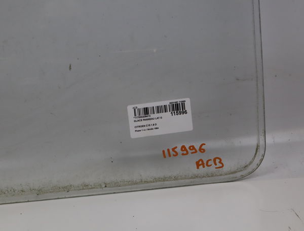 Glace panneau lat g Citroën C15 Camionnette-Monospace (VD_) 1.8 d (1986-2000)