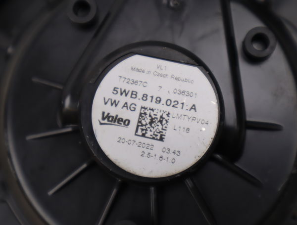 Ventilateur de chauffage Volkswagen TIGUAN ALLSPACE (BW2, BJ2) 2.0 tdi (2017)