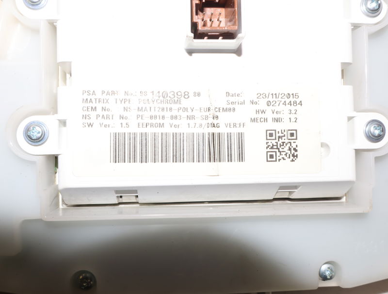 Bloc compteurs Peugeot 208 I (CA_, CC_) 1.2 thp 110 (2013)