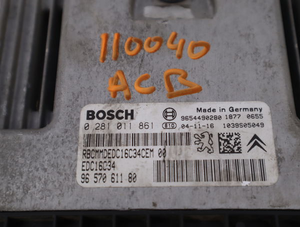 Calculateur moteur Citroën C2 (JM_) 1.4 hdi (2003-2009) 3 portes