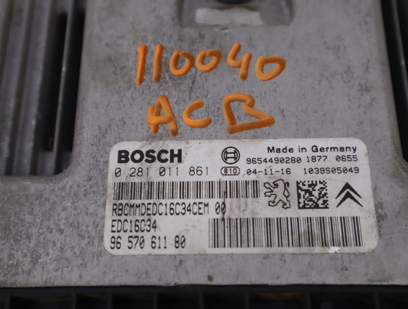 Calculateur moteur Citroën C2 (JM_) 1.4 hdi (2003-2009) 3 portes