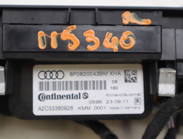 Commande de chauffage Audi A3 (8P1) 2.0 tdi (2003-2012)