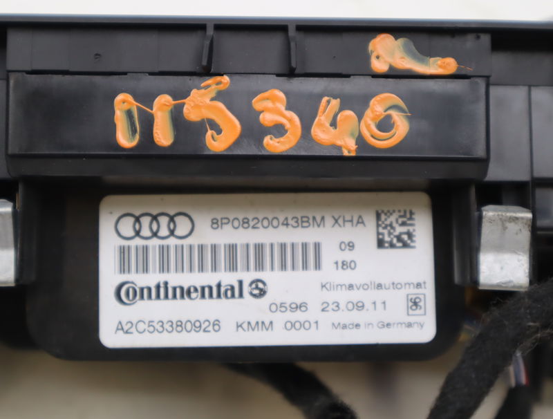 Commande de chauffage Audi A3 (8P1) 2.0 tdi (2003-2012)